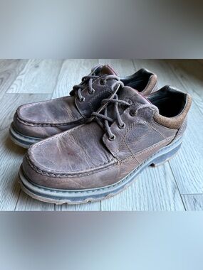 Men’s Dr. Martens Brown Leather Derby Shoes Size 11